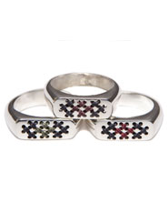 Banjara Jewellery - Tribal Signet Ring (Sterling Silver)