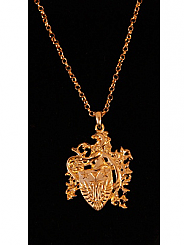Chosen By - Gold Crest Design Necklace