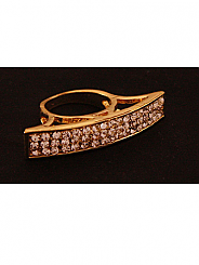 Chosen By - Gold Crystal Ring