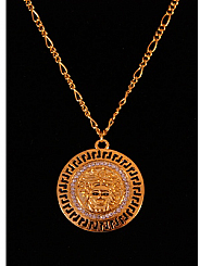 Chosen By - Gold Tribal Pendant Necklace