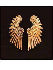 Chosen By - Gold Angel Wing Earrings